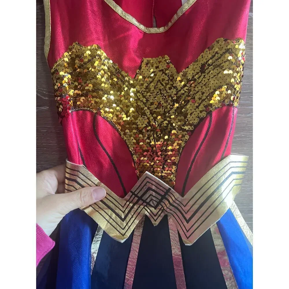 Wonder Woman Halloween costume Size M 7/8 Years kids hero girls